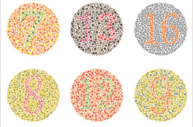 Ishihara Test Images for Colorblindness