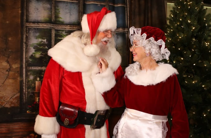 Santa Roger and Mrs. Claus